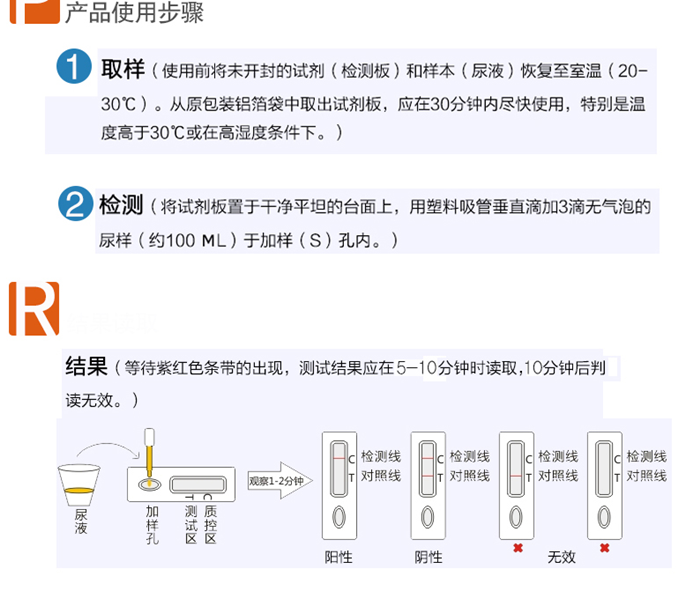 甲基安非他明检测试剂（单联卡）